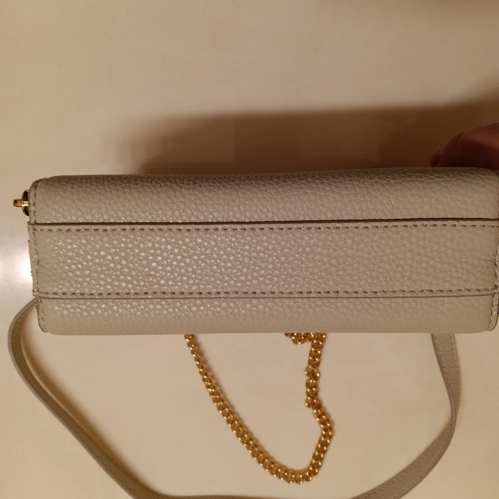 MARC JACOBS Leather Crossbody Bag In Oatmilk - Picture 5 of 13
